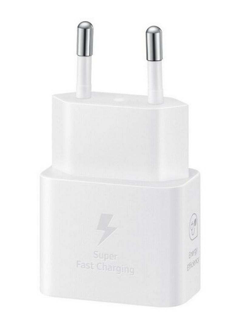 سامسونج 25W USB-C Adapter Super Fast Charging Wall Adapter - White White - Image 4