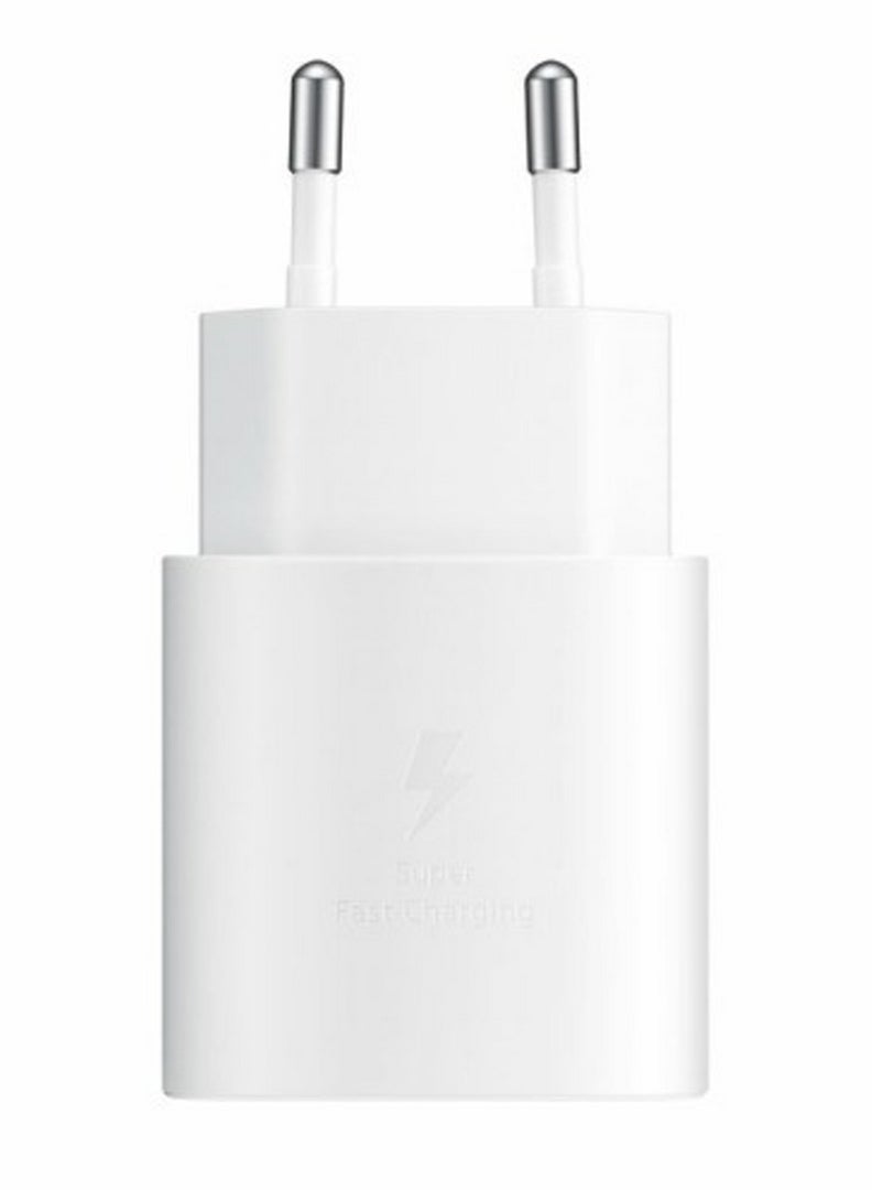 Samsung 25W USB-C Adapter Super Fast Charging Wall Adapter - White White - Image 3