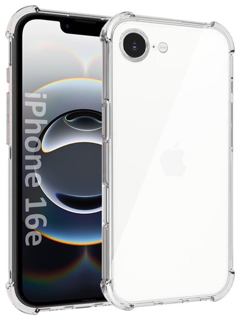 iPhone 16E Case TPU Gorilla Case Shockproof Slim Protective Cover - Clear Clear