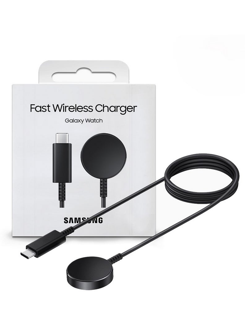 سامسونج شاحن لساعات جالاكسي - شاحن لاسلكي سريع لساعات سامسونج جالاكسي - أسود - Image 1