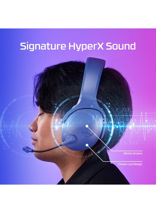 HYPERX - Cloud Jet Dual Wireless Gaming Headset - Blue - Image 1