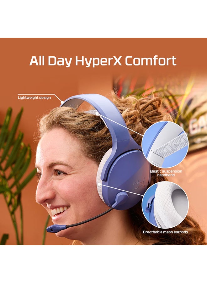 HYPERX - Cloud Jet Dual Wireless Gaming Headset - Blue - Image 1