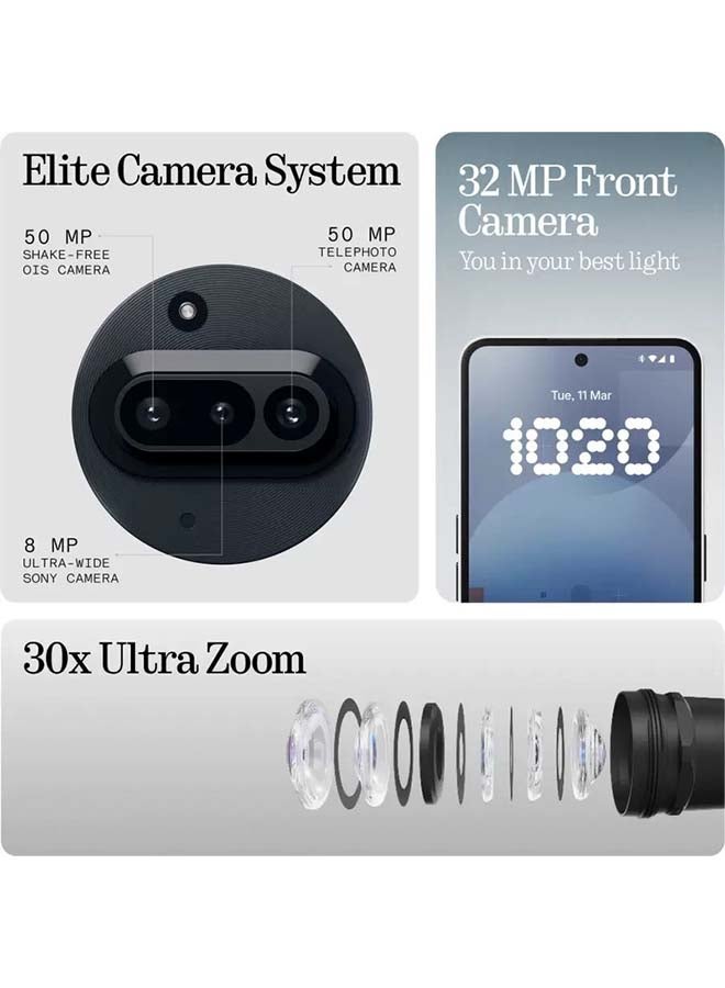 Nothing - Phone 3a 5G Dual SIM Black 12GB RAM 256GB with CMF Buds - Middle East Version - Image 1