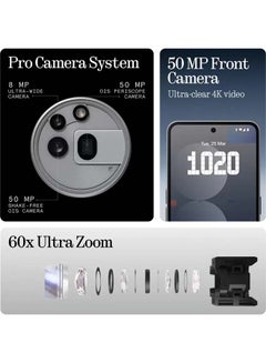 Nothing Phone 3a Pro 5G Dual SIM Grey 12GB RAM 256GB With CMF Buds and CMF Watch Pro 2 - Middle East Version  - Image 5
