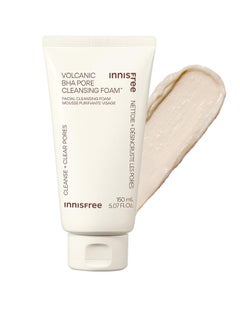 innisfree Volcanic BHA Pore Cleansing Foam with Salicylic Acid, Sulfate Free, Exfoliating Korean Cleansing Foam 5.07 Fl OzFluid Ounce  - Image 1