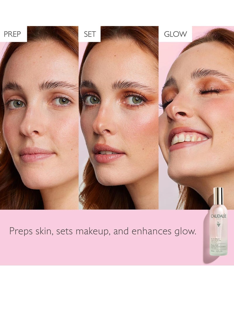 CAUDALIE Beauty Elixir Face Mist: Toner That Tightens Pores + Reduces Dullness + Sets Makeup 30 mlml  - Image 4