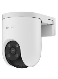 EZVIZ H8c Pro 2K Pan & Tilt Wi-Fi Camera, 2304×1296 Resolution, 360° Pan & 80° Tilt, Color Night Vision, AI Human Shape Detection, Smart Tracking, Two-Way Audio, H.265 Video Compression, 512GB MicroSD Support, Weatherproof, 30m IR Night Vision, Smart Alarm, Alexa & Google Assistant Integration, Wired & Wi-Fi Connectivity, 12V Power Supply, Cloud Storage, Digital WDR, Anti-Flicker, 3D DNR | CS-H8c Pro (2K)  - Image 1