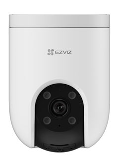 EZVIZ H8c Pro 2K Pan & Tilt Wi-Fi Camera, 2304×1296 Resolution, 360° Pan & 80° Tilt, Color Night Vision, AI Human Shape Detection, Smart Tracking, Two-Way Audio, H.265 Video Compression, 512GB MicroSD Support, Weatherproof, 30m IR Night Vision, Smart Alarm, Alexa & Google Assistant Integration, Wired & Wi-Fi Connectivity, 12V Power Supply, Cloud Storage, Digital WDR, Anti-Flicker, 3D DNR | CS-H8c Pro (2K)  - Image 2