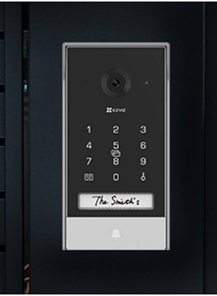 EZVIZ EP7 2K Smart Home Video Doorphone – 7-Inch Touch Screen, Solar-Powered with Removable Lithium Battery, Wi-Fi HaLow™ Technology, Remote Door/Gate Unlock, Two-Way Audio, Passcode & RFID Unlock, Built-In Keypad, Weatherproof IP65 Design, Supports MicroSD (Up to 512GB) & EZVIZ Cloud Storage, Remote Control via EZVIZ App, IR Night Vision, Multiple Ringtones, Long-Range Wi-Fi (Up to 350m), Ideal for Large Homes & Villas  - Image 5