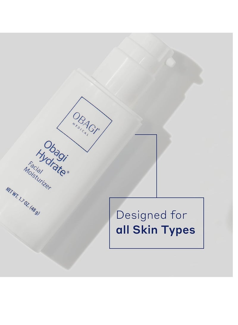 أوباجي Hydrate Facial Moisturizer – Non-Comedogenic Intensely Hydrating All Day Moisturizer that Combats Dryness with Tara Seed Extract, Shea Butter & Avocado Oil 1.7 Ozounce - Image 3