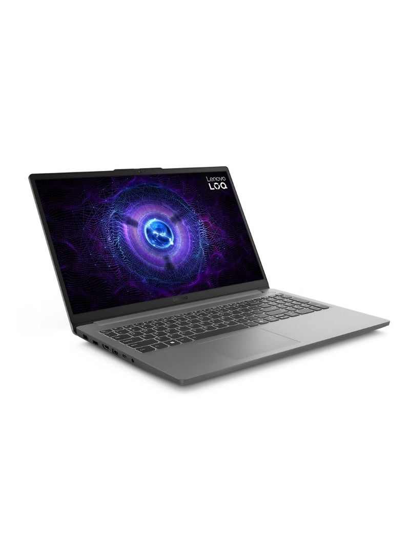 LOQ Essential 151AX9E Gaming (2024) Laptop With 15.6 FHD IPS Display,Core i7-12650HX Processor/16GB RAM/512GB SSD/6GB NVIDIA GeForce RTX 4050 Graphics Card/Windows 11 Home English/Arabic Luna Grey