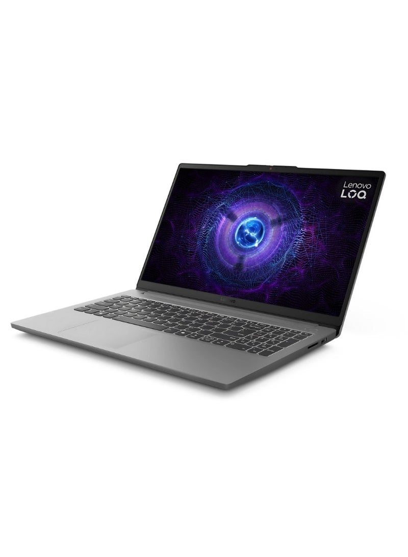 LOQ Essential 151AX9E Gaming (2024) Laptop With 15.6 FHD IPS Display,Core i7-12650HX Processor/16GB RAM/512GB SSD/6GB NVIDIA GeForce RTX 4050 Graphics Card/Windows 11 Home English/Arabic Luna Grey