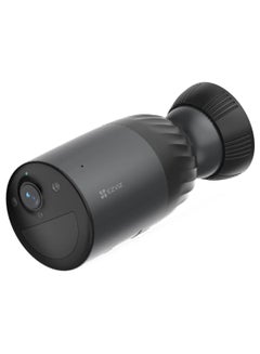 EZVIZ BC1c 4K Standalone Smart Home Battery Camera with 8MP Image Sensor, 135° Field of View, AI-Powered Human & Vehicle Detection, Color Night Vision, Two-Way Talk, H.265 Video Compression, Wi-Fi 6, Bluetooth, 10,400mAh Battery (Up to 180 Days), IP65 Weatherproof, Active Defense, Supports MicroSD (Up to 512GB) & EZVIZ Cloud Storage, Solar Panel Compatible (Type-C), Easy Magnetic & Screw Installation, No Hub Required, Google Assistant & Alexa Integration  - Image 1