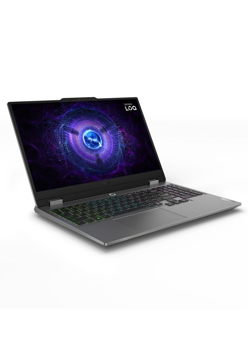 Lenovo LOQ 15IRX9 AI Gaming Laptop With 15.6-Inch FHD Display, Core i7-13650HX Processor/24GB SSD/512GB SSD/6GB Nvidia Geforce RTX 4050 Graphics Card/Windows 11 Pro Arabic Luna Grey  - Image 2