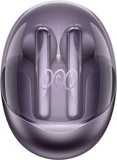 QCY QT32 AilyBuds Clear Wireless Earbuds, 5.3 Bluetooth Connection, 13mm Drivers, Low Latency Mode, In-Ear Lightweight Design, 10-Minutes Quick Charge and 22.5 Hours Long Battery Life - purple  - Image 3