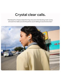 Google Pixel Buds Pro 2 - True Wireless Earbuds with Active Noise Cancellation & Bluetooth Connectivity - Hazel  - Image 2