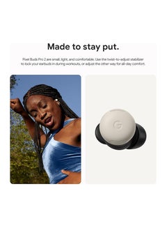 Google Pixel Buds Pro 2 - True Wireless Earbuds with Active Noise Cancellation & Bluetooth Connectivity - Hazel  - Image 4
