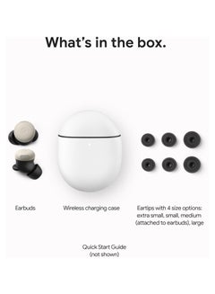 Google Pixel Buds Pro 2 - Wireless Earbuds with Active Noise Cancellation, Bluetooth Headphones, Immersive Sound & Google AI Integration - Porcelain  - Image 3