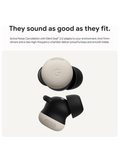 Google Pixel Buds Pro 2 - Wireless Earbuds with Active Noise Cancellation, Bluetooth Headphones, Immersive Sound & Google AI Integration - Porcelain  - Image 2
