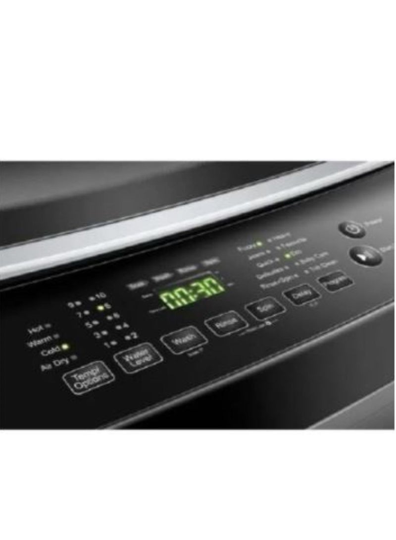 هايسنس 8 Kg Top Loading Washing Machine Fully Automatic 8 kg WT3J8023UT Titanium Grey  - Image 3