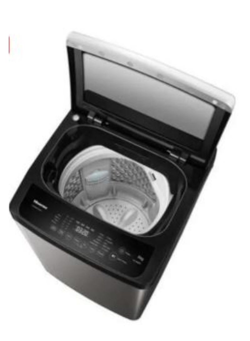 هايسنس 8 Kg Top Loading Washing Machine Fully Automatic 8 kg WT3J8023UT Titanium Grey  - Image 2
