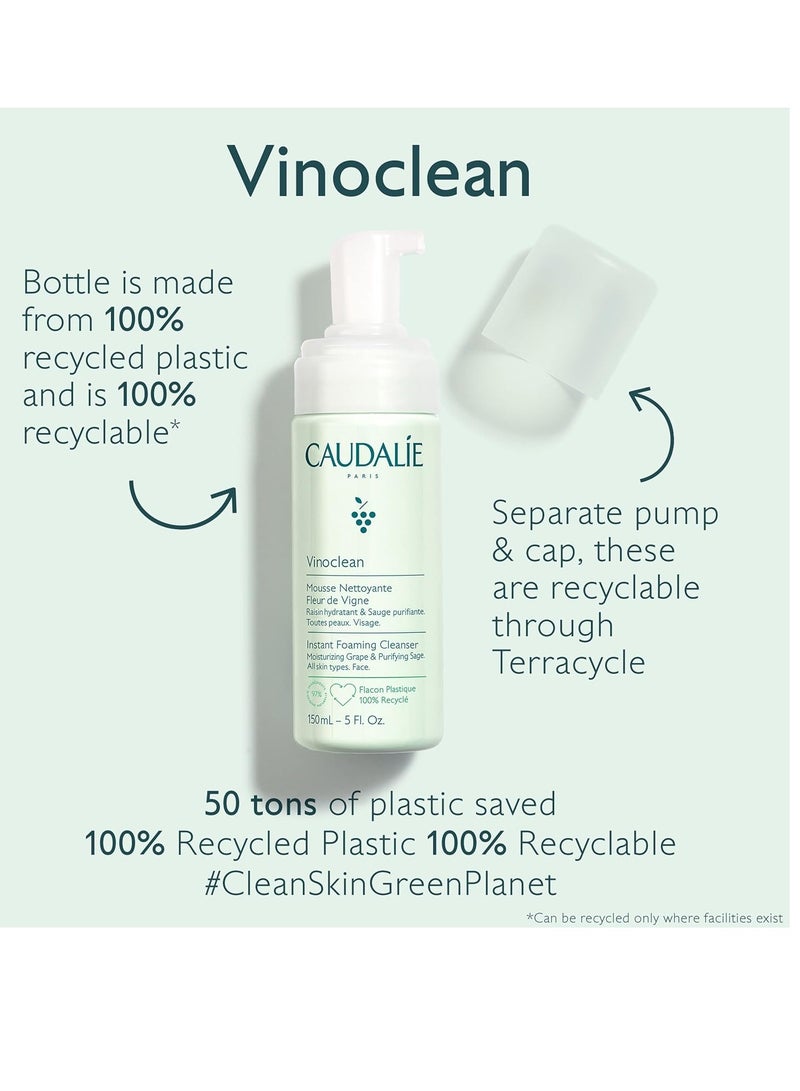 CAUDALIE Instant Foaming Cleanser 5 Fl OzFluid Ounce  - Image 2