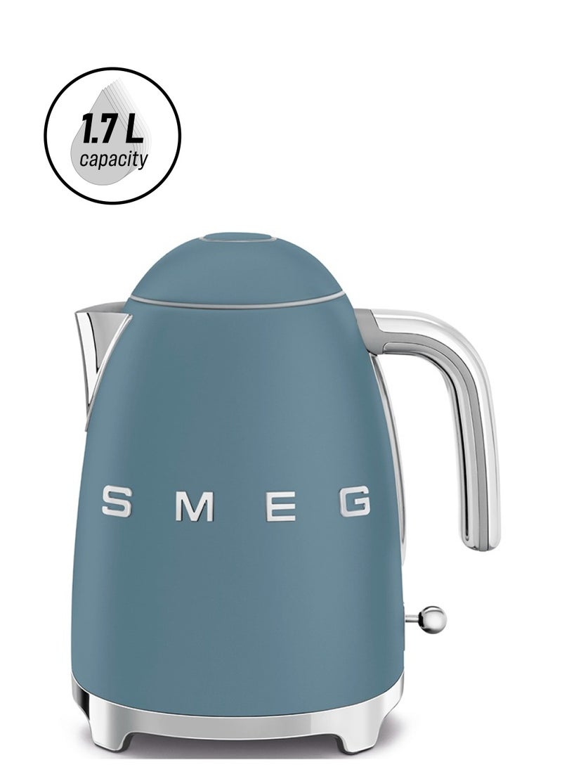 سميج Electric Kettle Aesthetic 50's Style - 1.7 L 2400 W KLF03SBMAU Storm Blue  - Image 1
