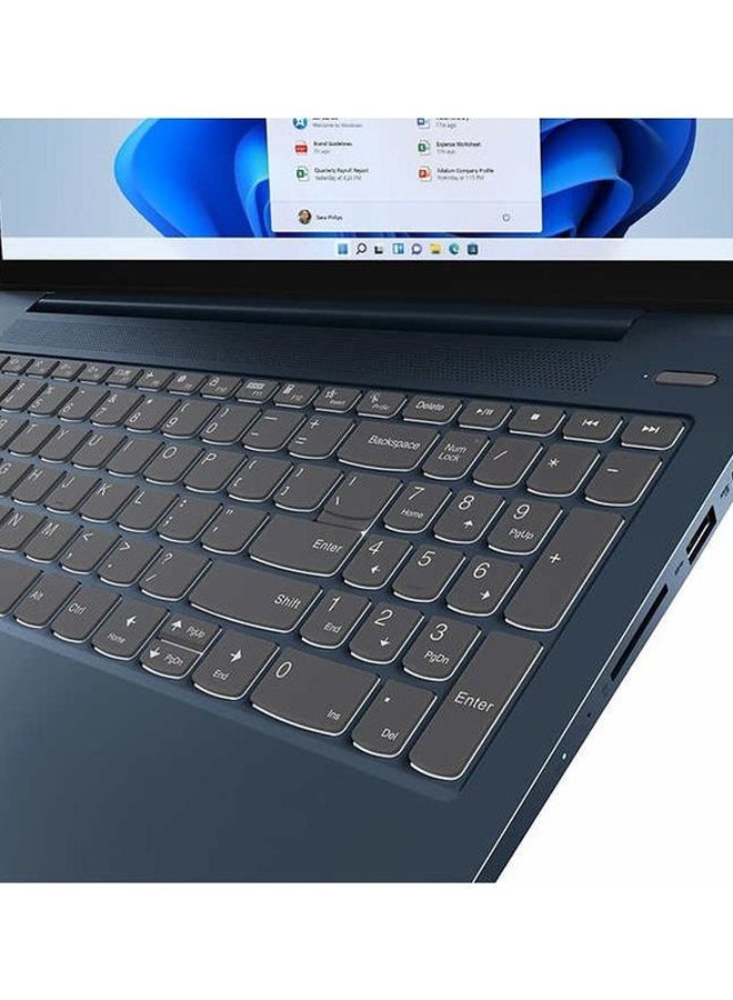 لينوفو - IdeaPad 5 15ITL05 Laptop With 15.6-Inch FHD IPS Touchscreen Display, Intel Core i7-1165G7 Processor/12GB RAM/512GB SSD/Intel Iris Xe Graphics/Windows 11 Home English Abyss Blue - Image 1