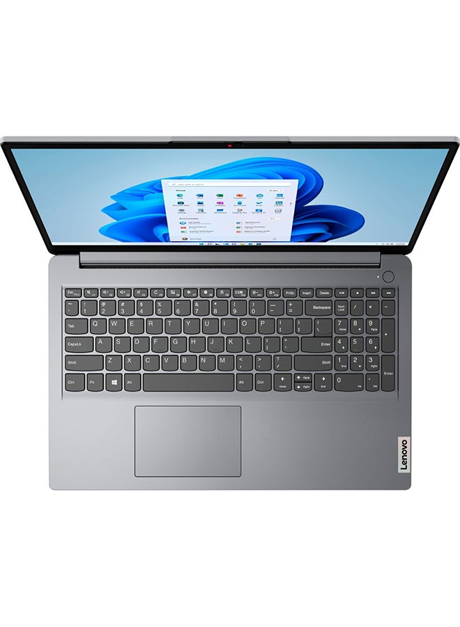 Lenovo Ideapad 1 15ADA7 Laptop With 15.6-Inch HD Display, AMD Athlon  3050U Processor/4GB RAM/128GB eMMC/AMD Radeon Graphics/Windows 11 Home English Cloud Grey  - Image 4