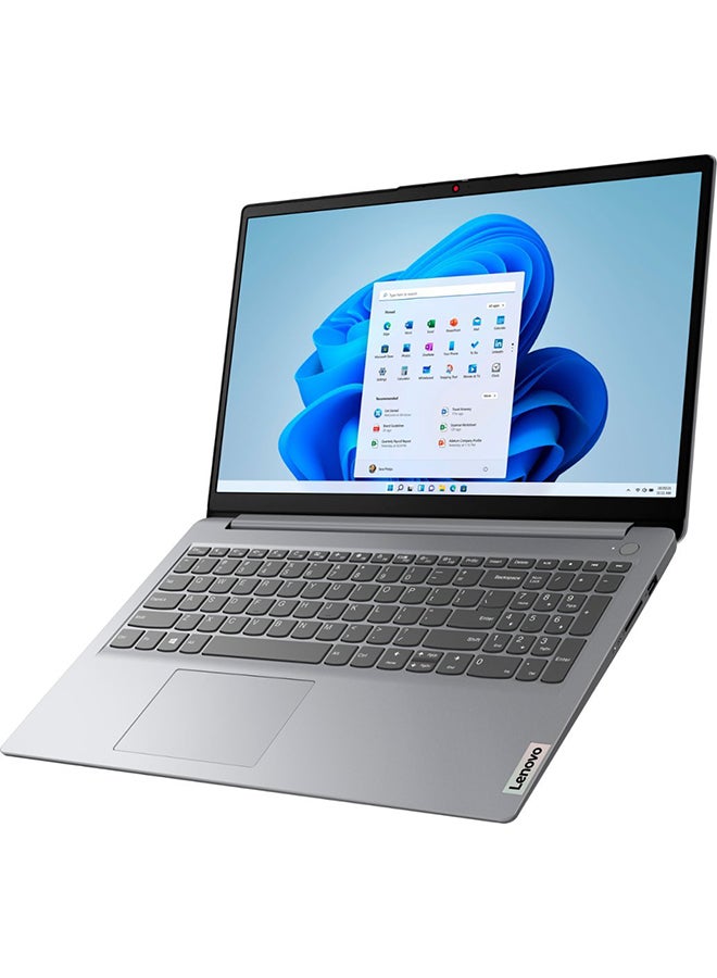 Lenovo Ideapad 1 15ADA7 Laptop With 15.6-Inch HD Display, AMD Athlon  3050U Processor/4GB RAM/128GB eMMC/AMD Radeon Graphics/Windows 11 Home English Cloud Grey  - Image 3