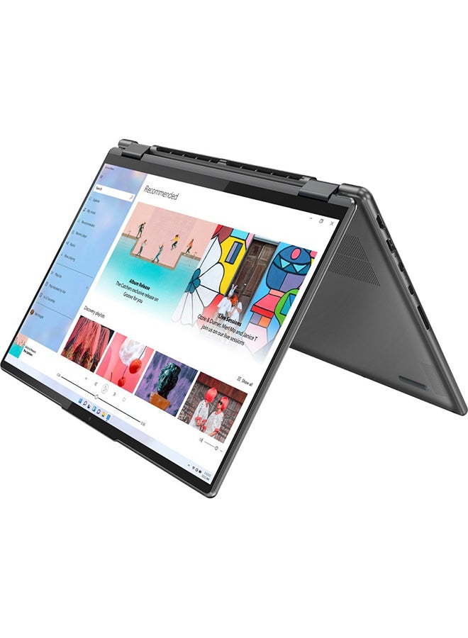 Yoga 7 Laptop With 16-Inch Display, Core i5 1240P Processor/8GB RAM/256GB SSD/Intel Iris XE Graphics/Winodws 11 Home English Storm Grey English Storm Grey