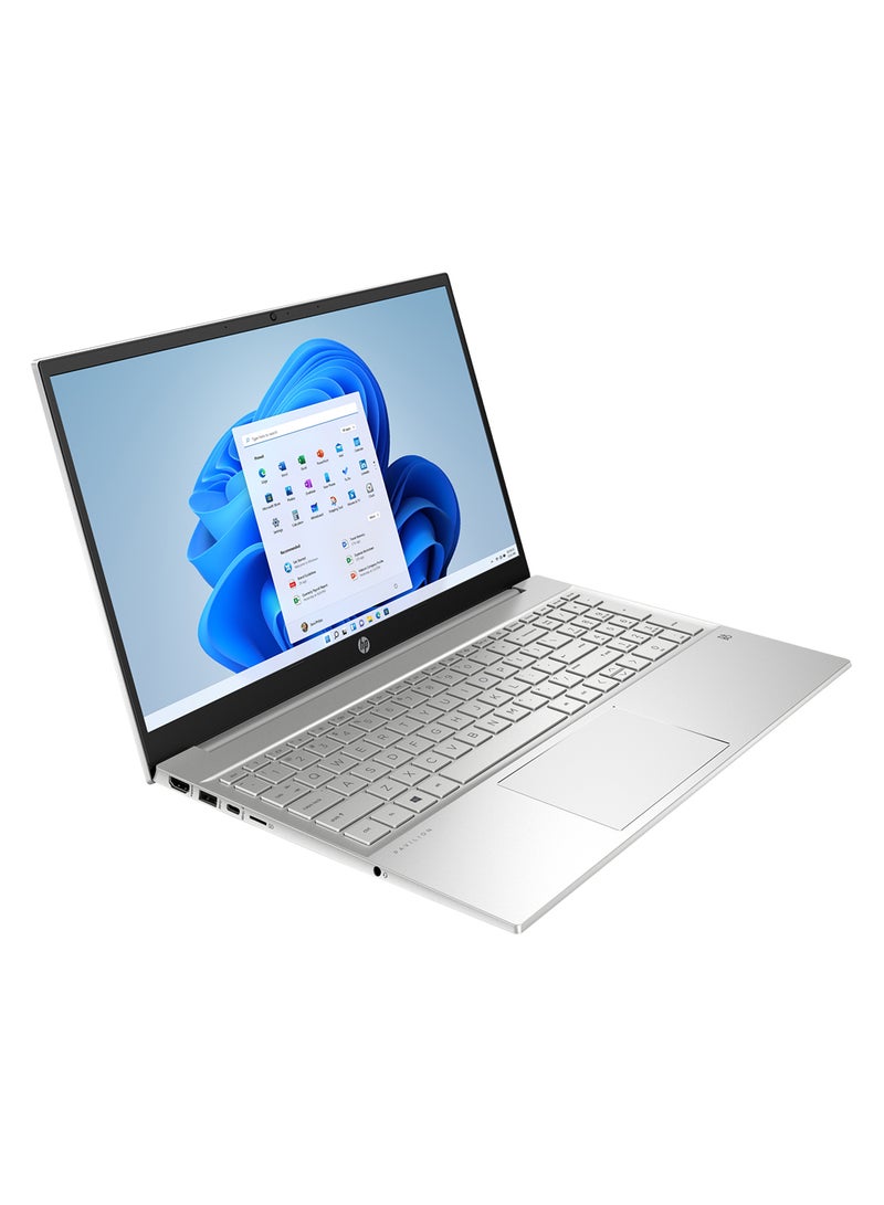 HP Pavilion 15-eh2085cl Laptop With 15.6-Inch FHD IPS Touchscreen, AMD Ryzen 7 5825U Processor/16GB RAM/512GB SSD/AMD Radeon Graphics/Windows 11 Home English Silver  - Image 4