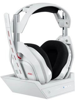 Logitech Astro A50 LIGHTSPEED Wireless Gaming Headset + Base Station White  - Image 1