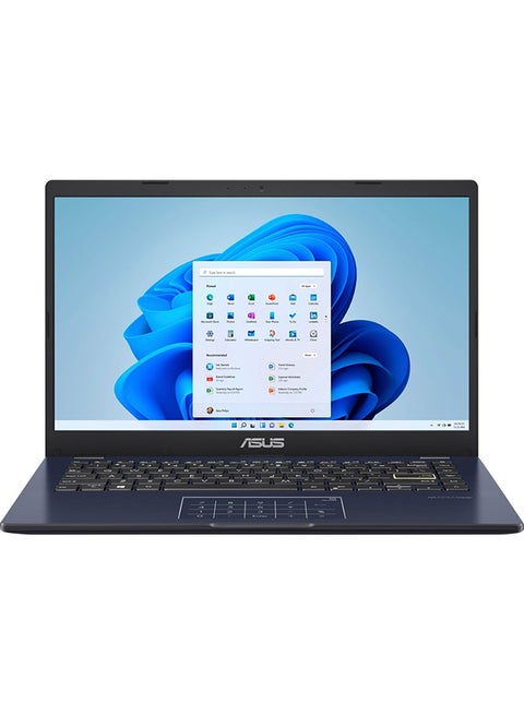 E410KA-TB.CL4128BK Laptop With 14-Inch Display, Intel Celeron N4500 Processor/4GB RAM/128GB eMMC/Intel UHD Graphics/Windows 11 Home English Star Black
