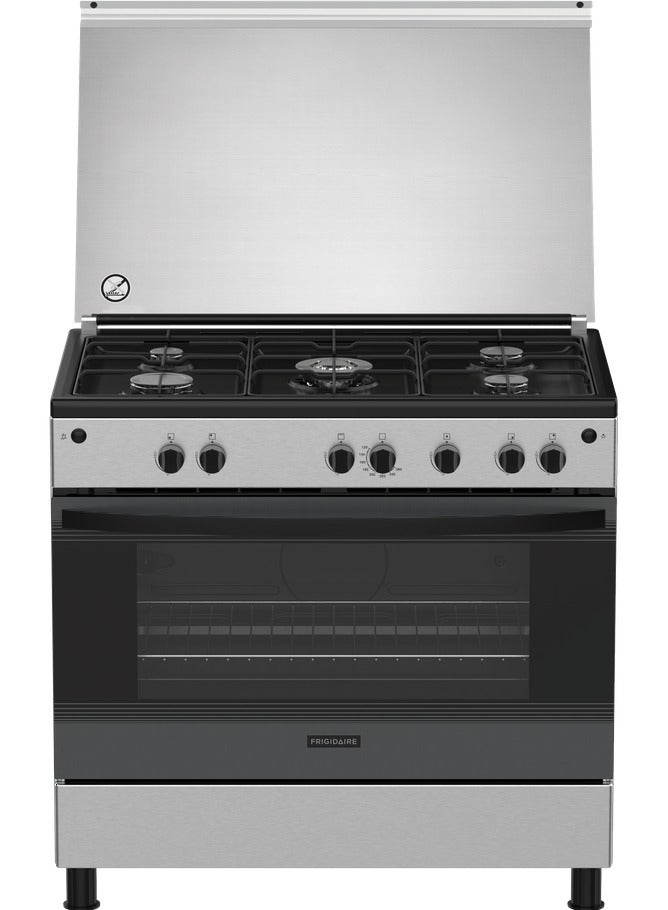 فريجيدير Gas Oven, 5 Burners, 60×90, Black surface, Full Safety - FNGJ90JGZP BLACK  - Image 1