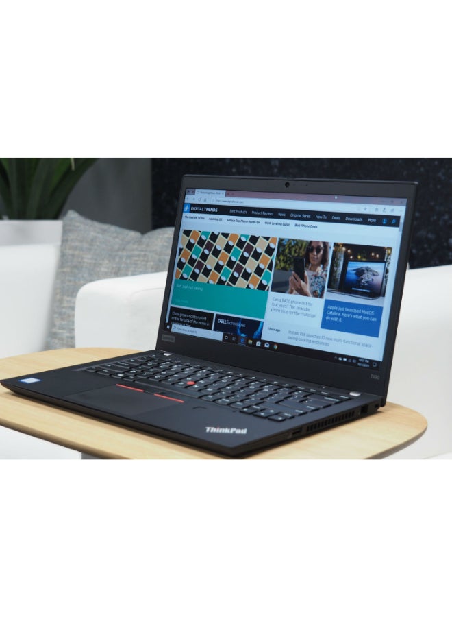 Lenovo - Renewed - ThinkPad T490 Laptop With 14-Inch Full HD Display, Intel Core i5-8365U Processor/Dual Core/8th Gen/8GB RAM/256GB SSD/Intel UHD 600 Graphics/Windows 10 Pro English Deep - Image 1