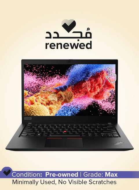 Renewed - ThinkPad T14s Laptop With 14-Inch Full HD Display, Intel Core i7-10610U Processor/Quad Core/10th Gen/16GB RAM/512GB SSD/‎Intel HD 630 Graphics/Windows 10 Pro English Deep