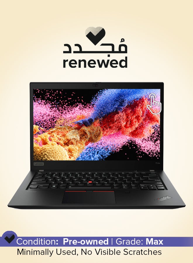 Lenovo - Renewed - ThinkPad T14s Laptop With 14-Inch Full HD Display, Intel Core i7-10610U Processor/Quad Core/10th Gen/16GB RAM/512GB SSD/‎Intel HD 630 Graphics/Windows 10 Pro English Deep - Image 1