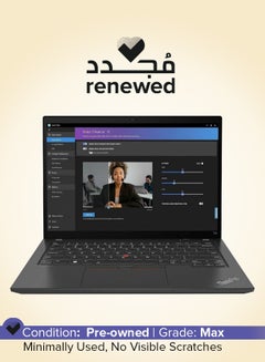 Renewed - ThinkPad T14 Laptop With 14-Inch Full HD Display, Intel Core i5-1145G7 Processor/Quad Core/11th Gen/16GB RAM/512GB SSD/‎Intel HD 630 Graphics/Windows 10 Pro English Deep