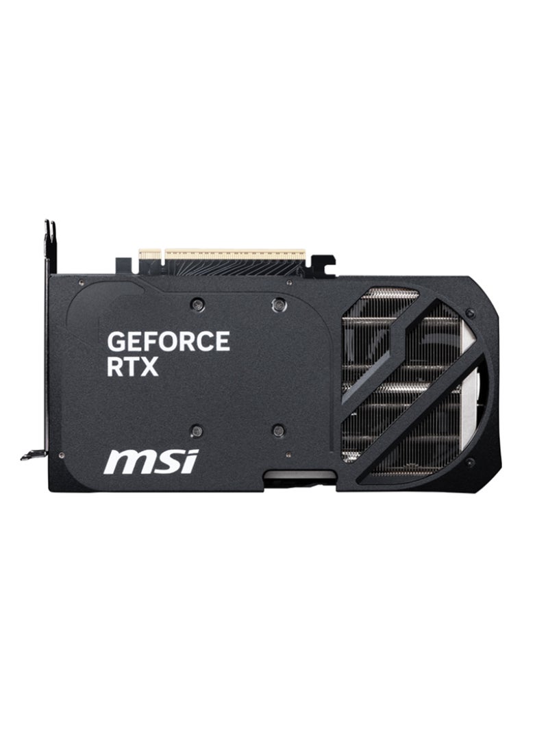 إم اس أي GeForce RTX 5070 12G SHADOW 2X OC Graphics Card, 12GB GDDR7, PCIe Gen 5, 2557 MHz Extreme Performance, 6144 CUDA Cores, 28 Gbps Memory Speed, DisplayPort 3x, HDMI 1x, 250W Power Consumption, 16-pin Connector, 4K 480Hz, 8K 120Hz, DirectX 12 Ultimate, G-SYNC, HDCP Support | 912-V532-011 Black  - Image 4