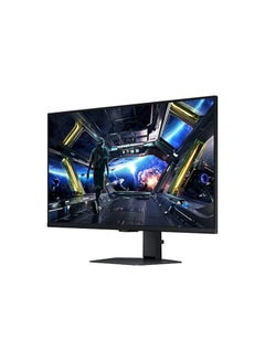 Samsung 32 inch Odyssey G7 4K UHD  Gaming Monitor , 144hz, 1ms, IPS, Gaming Hub, Wide Viewing Angel , NQM AI Processor , AMD FreeSync, Smart TV Capable, Auto Source Switch, Height Adjustable Stand, LS32DG7 Black  - Image 3