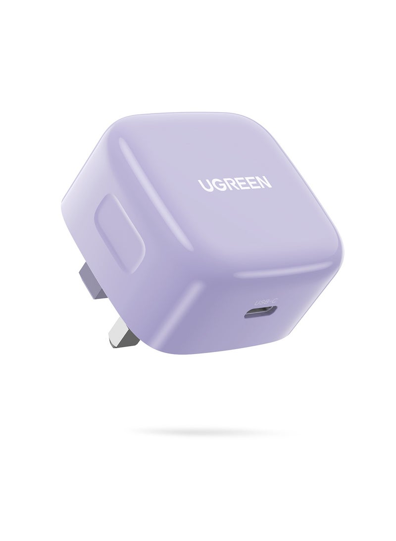 Ugreen iPhone Charger Type C PD 20W Fast USB C Charger iPhone 16 Fast Charger Head Type-C Power Plug Universal Travel Adapter USB-C Plug for iPhone 15/15 Pro Max/15 Pro/15 Plus/14/13/12/11 Purple  - Image 1
