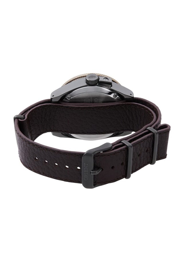 أورينت - Men's Open Heart Leather Strap Revival Watch  RA-AR0203Y00C - Image 1