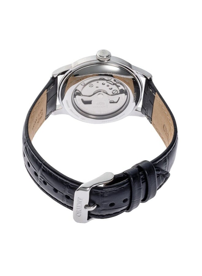 ORIENT Men's Mechanical Classic Watch, Leather Strap - 38.4mm (RA-AP0104S)  - Image 3