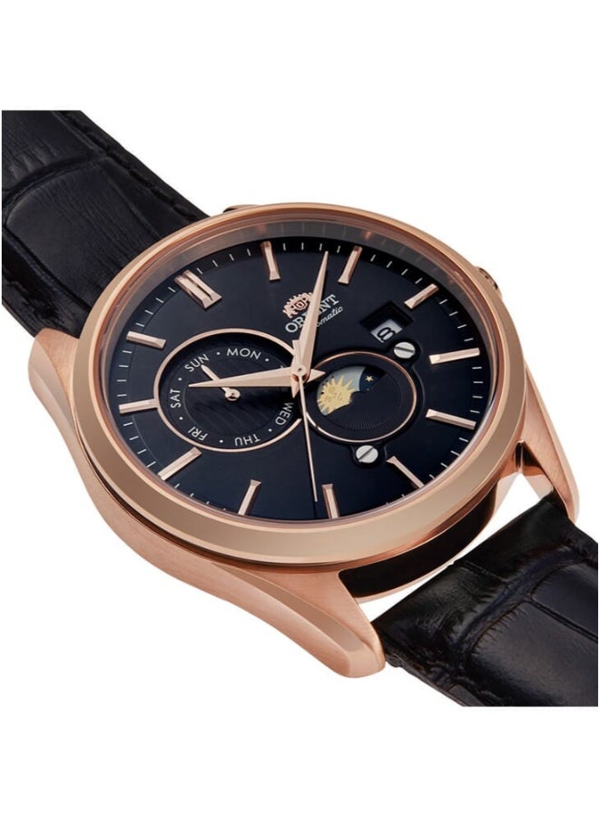 ORIENT Men's Mechanical Contemporary Watch, Leather Strap - 41.5mm (RA-AK0309B) - Image 2