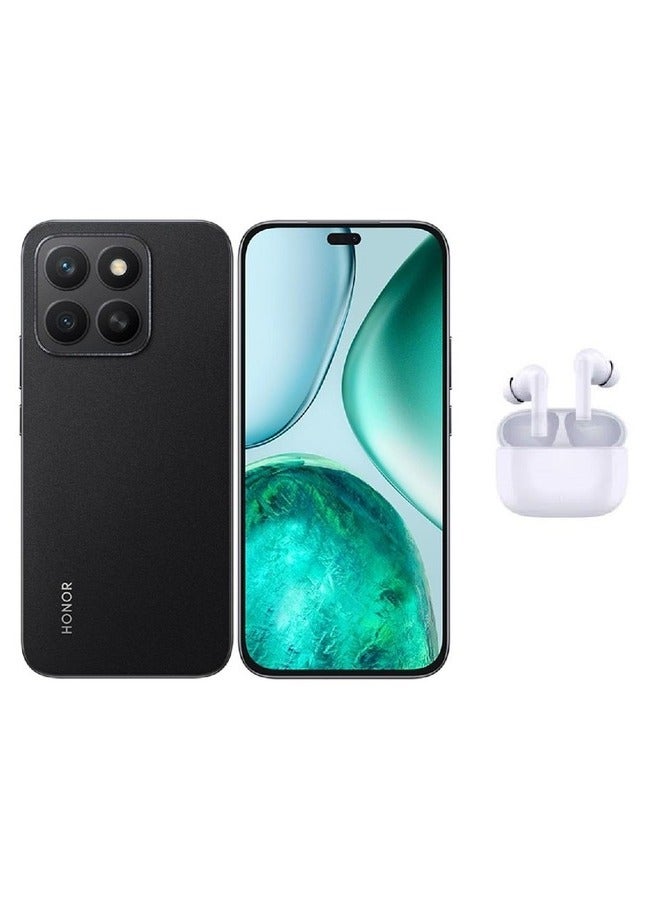 Honor - X8c Dual SIM Midnight Black 8GB RAM 256GB 4G With Honor Earbuds X7 Lite - Image 1