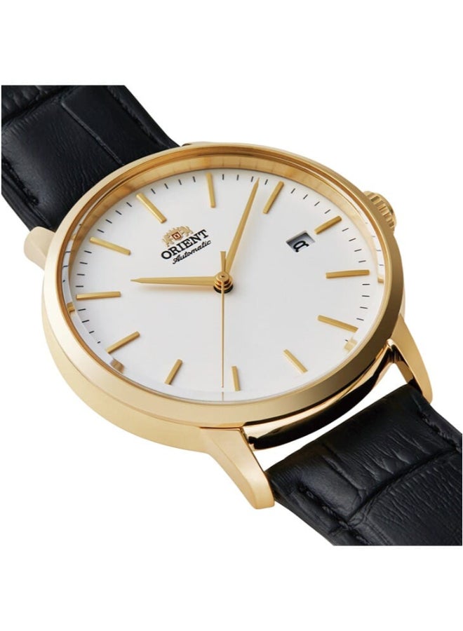 أورينت ساعة ميكانيكية عصرية، حزام جلد - 40.0 مم (RA-AC0E03S) - Image 2