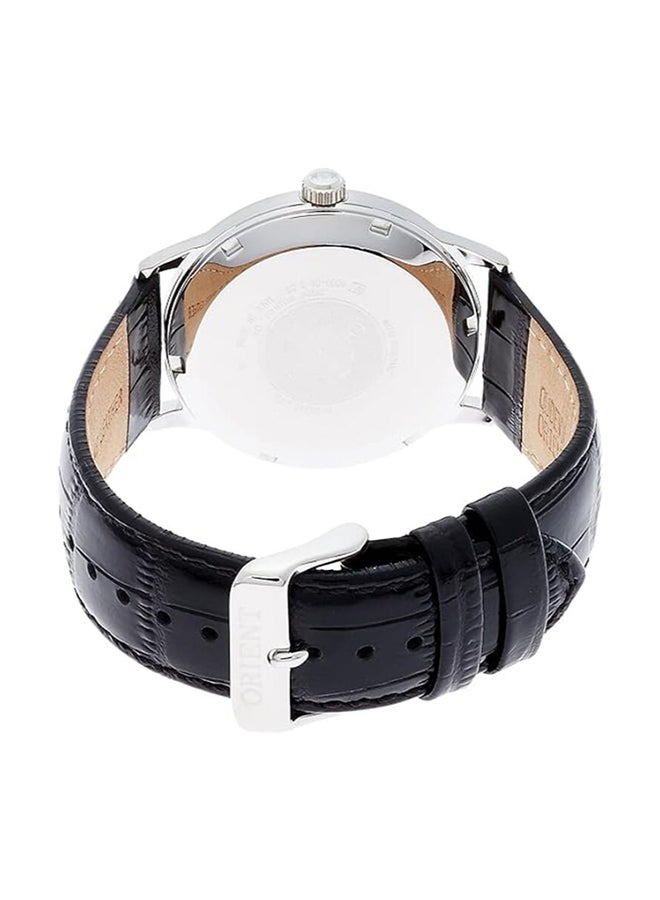 أورينت ساعة ميكانيكية كلاسيكية TAC00004B0، حزام جلد - Image 3