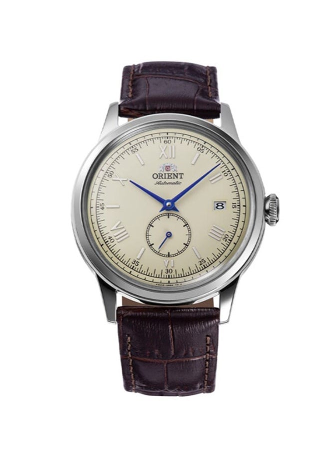أورينت ساعة ميكانيكية كلاسيكية، حزام جلد - 38.4 مم (RA-AP0105Y) - Image 1