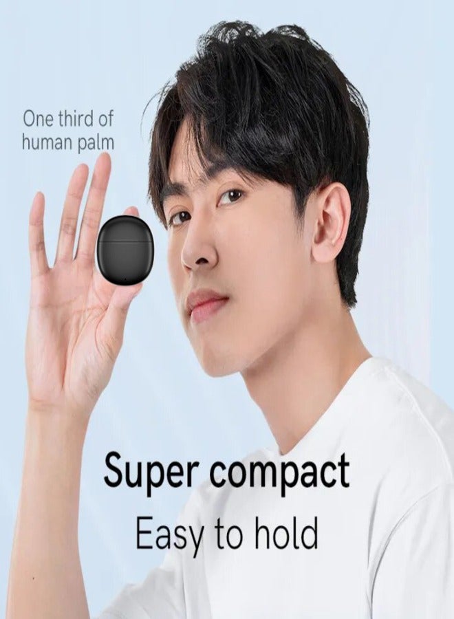 QCY - T20 Ailypods TWS Earbuds, 5.3 Bluetooth Earphones, 68ms Low Latency 13mm Driver, HD Calling, 20 Hours Battery Life and Compact Size - black - Image 1